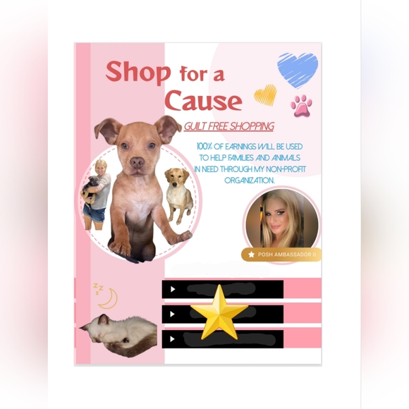 COME SHOP OUR NON-PROFIT RESCUE CLOSET ❤️🐕🐈 LIVE - Picture 2 of 2